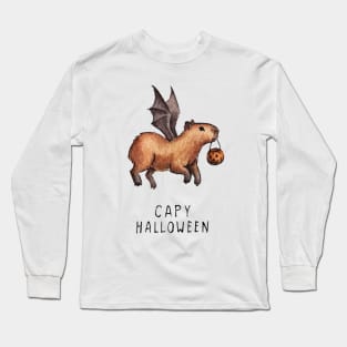 Capybara Halloween Long Sleeve T-Shirt